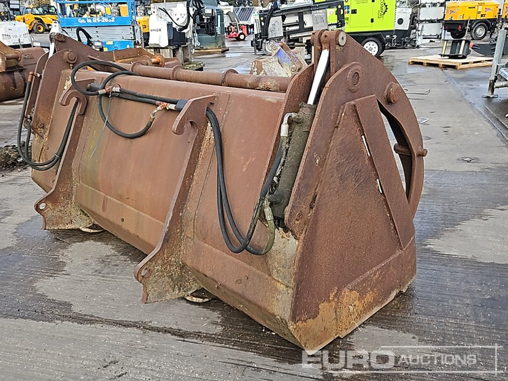 92" Hydraulic Muck Grab Bucket to suit Telehandler - Bak: afbeelding 5 92" Hydraulic Muck Grab Bucket to suit Telehandler - Bak: afbeelding 5
