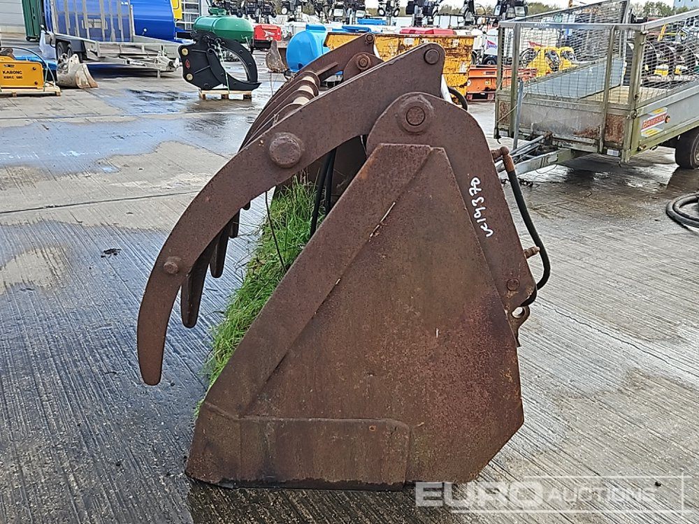 92" Hydraulic Muck Grab Bucket to suit Telehandler - Bak: afbeelding 2 92" Hydraulic Muck Grab Bucket to suit Telehandler - Bak: afbeelding 2