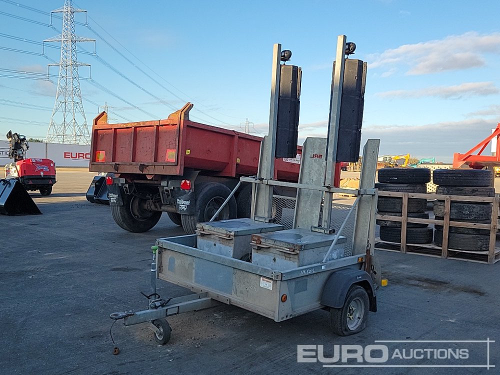 Bateson Single Axle Trafic Light System Trailer, Ramp - Machinetransporter: afbeelding 1 Bateson Single Axle Trafic Light System Trailer, Ramp - Machinetransporter: afbeelding 1