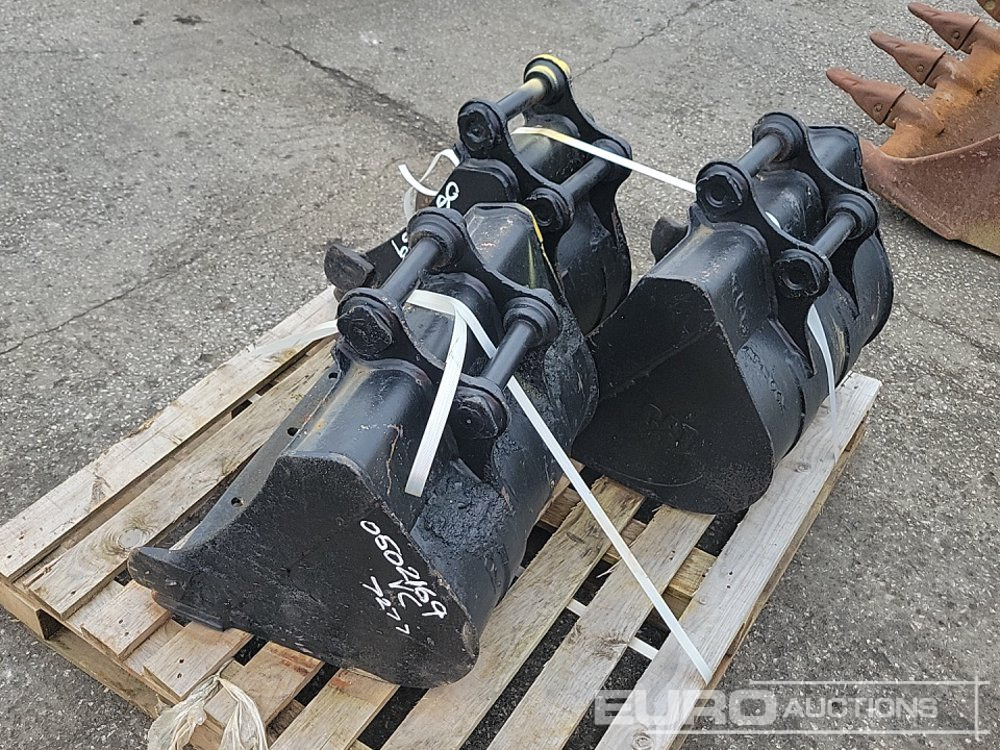 CAT 24", 24", 12" Digging Bucket 35mm Pin to suit Mini Excavator - Bak: afbeelding 3 CAT 24", 24", 12" Digging Bucket 35mm Pin to suit Mini Excavator - Bak: afbeelding 3