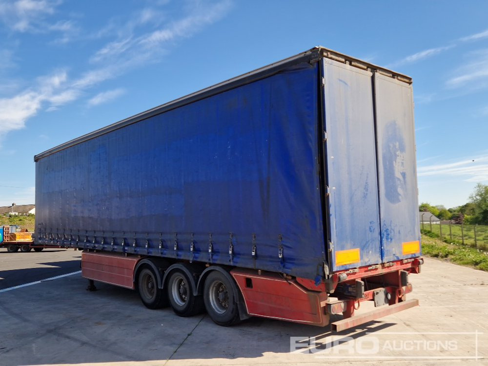 Cartwright 45' Tri Axle Curtainsider Trailer, BPW Axles - Schuifzeiloplegger: afbeelding 3 Cartwright 45' Tri Axle Curtainsider Trailer, BPW Axles - Schuifzeiloplegger: afbeelding 3