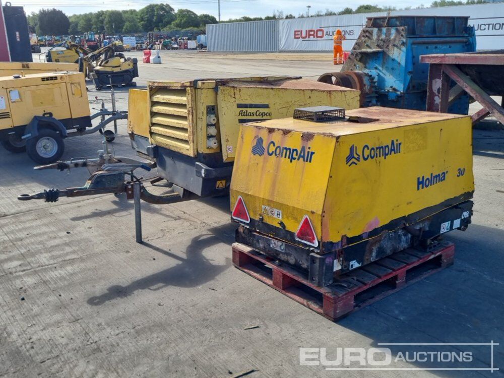 Comp Air Compressor (Engine Missing), Atlas Copco Single Axle Compressor (Engine Missing), Comp Air Single Axle Compressor (Engine Missing) - Luchtcompressor: afbeelding 1 Comp Air Compressor (Engine Missing), Atlas Copco Single Axle Compressor (Engine Missing), Comp Air Single Axle Compressor (Engine Missing) - Luchtcompressor: afbeelding 1