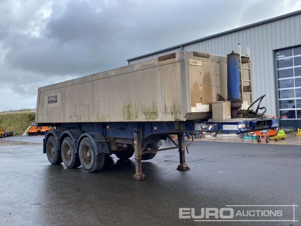 Dennison Tri Axle Bulk Tipping Trailer, Lift Axle - Kipper oplegger: afbeelding 4 Dennison Tri Axle Bulk Tipping Trailer, Lift Axle - Kipper oplegger: afbeelding 4