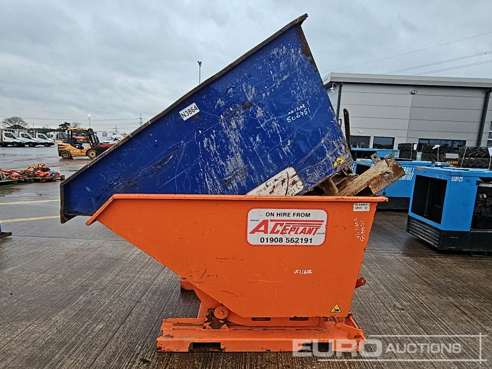 Eichinger Tipping Skip to suit Forklift (2 of) - Kiepbak: afbeelding 2 Eichinger Tipping Skip to suit Forklift (2 of) - Kiepbak: afbeelding 2