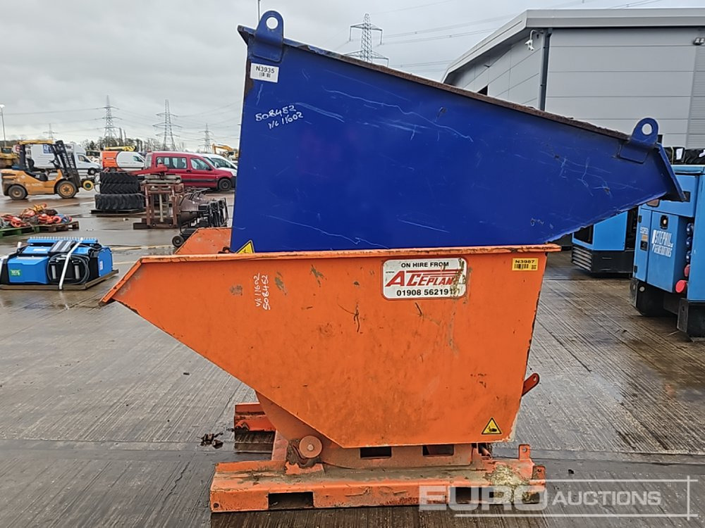 Eichinger Tipping Skip to suit Forklift (2 of) - Kiepbak: afbeelding 2 Eichinger Tipping Skip to suit Forklift (2 of) - Kiepbak: afbeelding 2