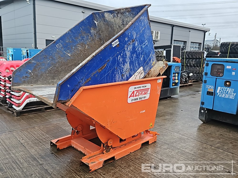 Eichinger Tipping Skip to suit Forklift (2 of) - Kiepbak: afbeelding 1 Eichinger Tipping Skip to suit Forklift (2 of) - Kiepbak: afbeelding 1