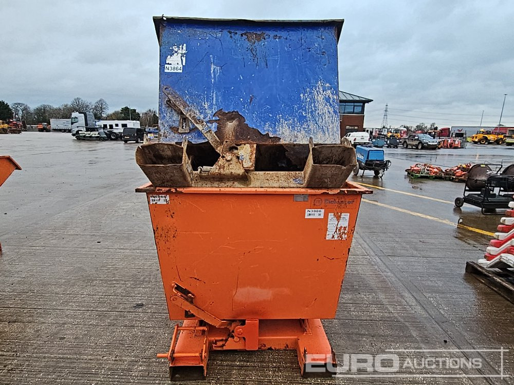 Eichinger Tipping Skip to suit Forklift (2 of) - Kiepbak: afbeelding 4 Eichinger Tipping Skip to suit Forklift (2 of) - Kiepbak: afbeelding 4