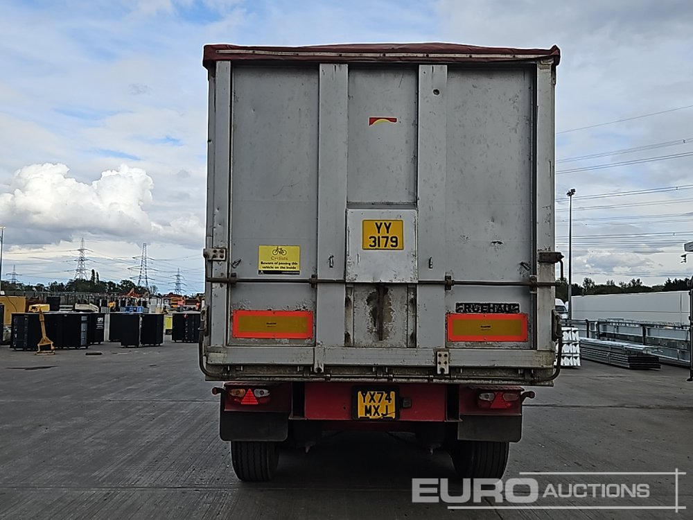Fruehauf Tri Axle Bulk Tipping Trailer, Easy Sheet (Plating Certificate Available) - Kipper oplegger: afbeelding 4 Fruehauf Tri Axle Bulk Tipping Trailer, Easy Sheet (Plating Certificate Available) - Kipper oplegger: afbeelding 4