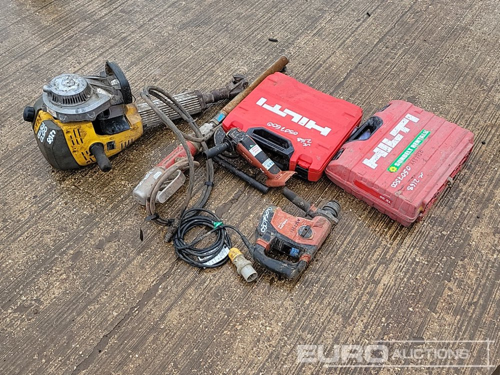 Hilti Hammer Drill (2 of), Hilti Battery Impact Gun, Hilti Battery Grinder, Hycon Hydraulic Core Drill, Wacker Neuson Hand Held Breaker - Bouwmaterieel: afbeelding 5 Hilti Hammer Drill (2 of), Hilti Battery Impact Gun, Hilti Battery Grinder, Hycon Hydraulic Core Drill, Wacker Neuson Hand Held Breaker - Bouwmaterieel: afbeelding 5