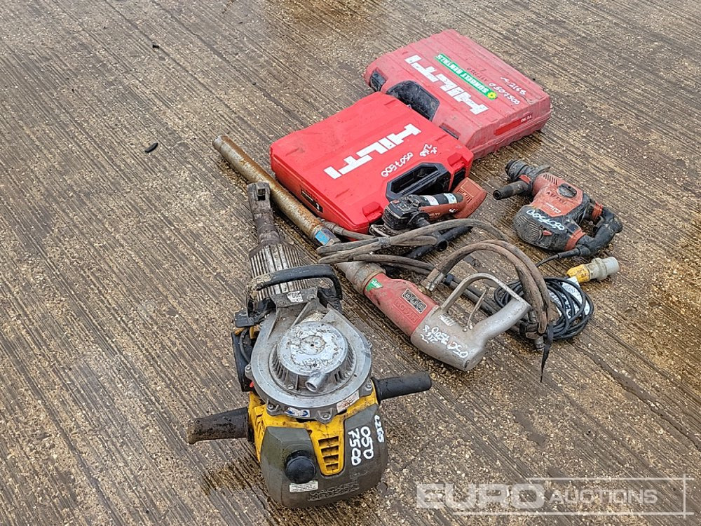 Hilti Hammer Drill (2 of), Hilti Battery Impact Gun, Hilti Battery Grinder, Hycon Hydraulic Core Drill, Wacker Neuson Hand Held Breaker - Bouwmaterieel: afbeelding 3 Hilti Hammer Drill (2 of), Hilti Battery Impact Gun, Hilti Battery Grinder, Hycon Hydraulic Core Drill, Wacker Neuson Hand Held Breaker - Bouwmaterieel: afbeelding 3