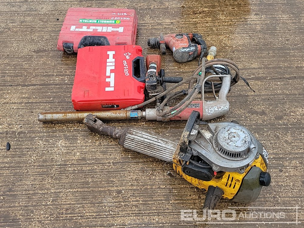 Hilti Hammer Drill (2 of), Hilti Battery Impact Gun, Hilti Battery Grinder, Hycon Hydraulic Core Drill, Wacker Neuson Hand Held Breaker - Bouwmaterieel: afbeelding 2 Hilti Hammer Drill (2 of), Hilti Battery Impact Gun, Hilti Battery Grinder, Hycon Hydraulic Core Drill, Wacker Neuson Hand Held Breaker - Bouwmaterieel: afbeelding 2