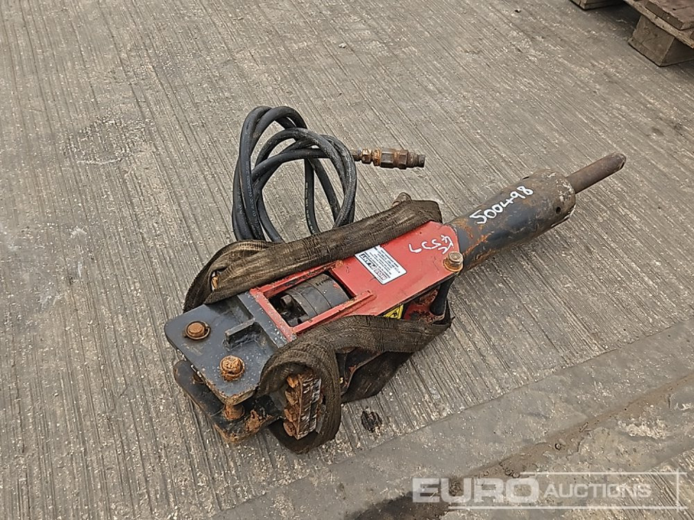 Hydraulic Breaker 25mm Pin to suit Mini Excavator - Hydraulische hamer: afbeelding 5 Hydraulic Breaker 25mm Pin to suit Mini Excavator - Hydraulische hamer: afbeelding 5