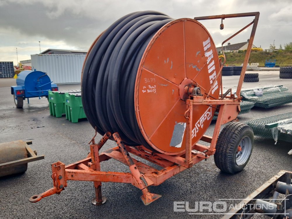 Bauer 65-230 Single Axle Irrigation Hose Reel, Honda Wngine - Landbouwmachine: afbeelding 1 Bauer 65-230 Single Axle Irrigation Hose Reel, Honda Wngine - Landbouwmachine: afbeelding 1