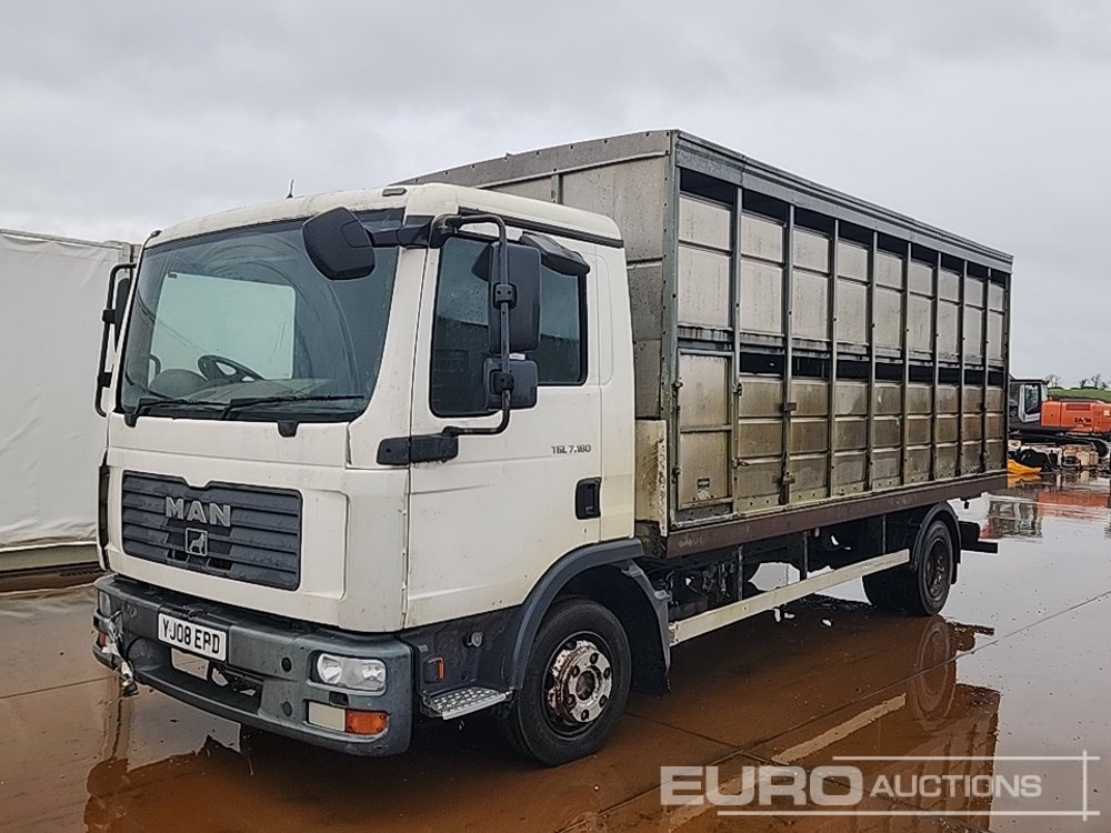 MAN TGL7.180 - Veewagen vrachtwagen: afbeelding 1 MAN TGL7.180 - Veewagen vrachtwagen: afbeelding 1