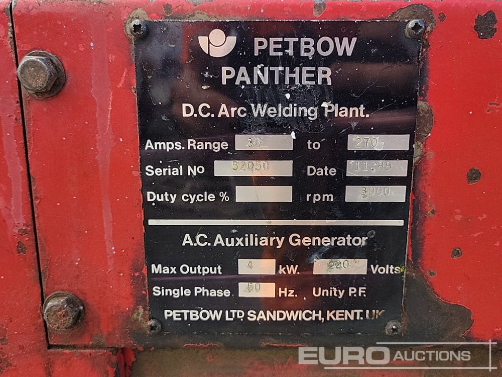 Industrie generator Petbow 240Volt Welder/Generator, Kubota Engine: afbeelding 20