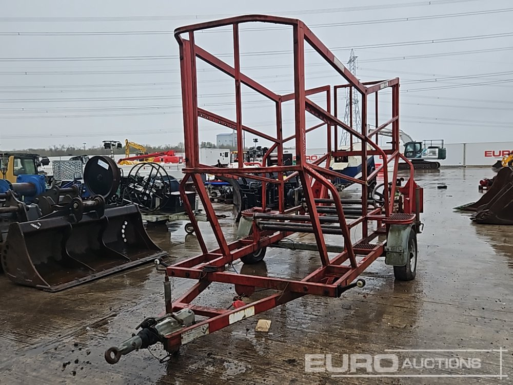 Pipe To Site Trailers Single Axle Cable Reel Trailer - Machinetransporter: afbeelding 1 Pipe To Site Trailers Single Axle Cable Reel Trailer - Machinetransporter: afbeelding 1