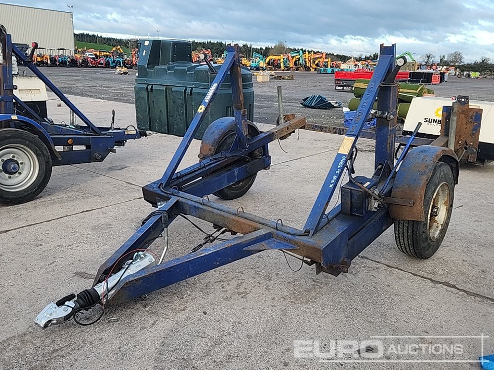 SEB CD-70 Single Axle Cable Trailer - Machinetransporter: afbeelding 1 SEB CD-70 Single Axle Cable Trailer - Machinetransporter: afbeelding 1