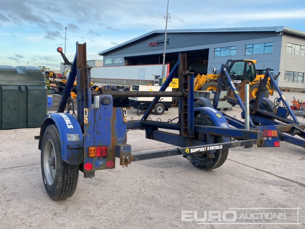 SEB CD-70 Single Axle Cable Trailer - Machinetransporter: afbeelding 2 SEB CD-70 Single Axle Cable Trailer - Machinetransporter: afbeelding 2