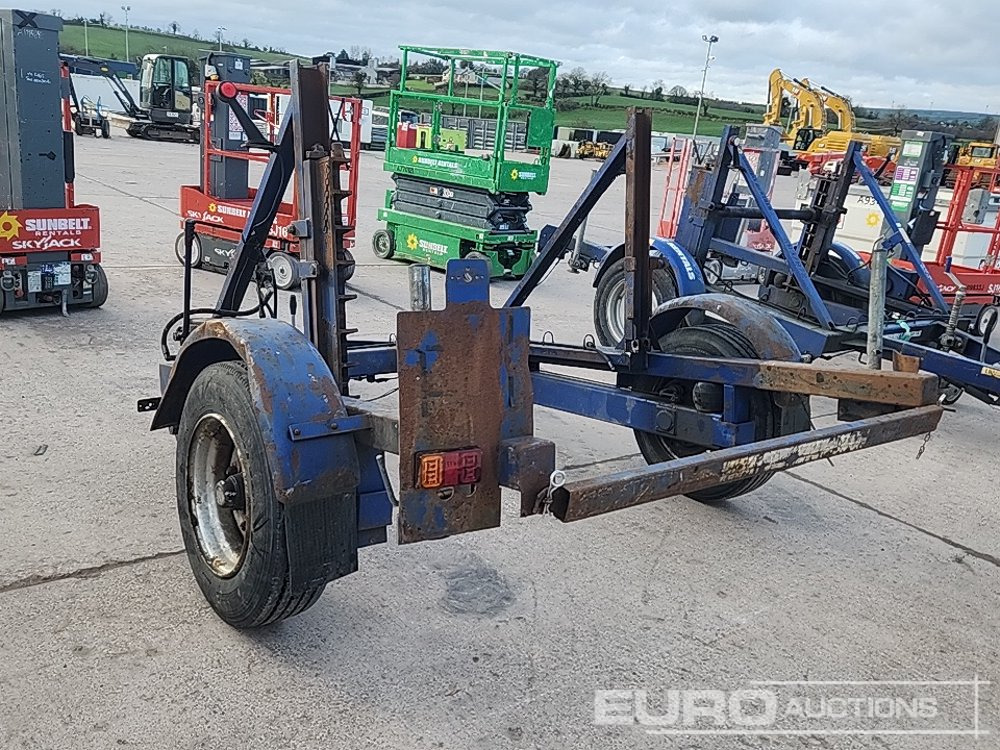 SEB CD-70 Single Axle Cable Trailer - Machinetransporter: afbeelding 2 SEB CD-70 Single Axle Cable Trailer - Machinetransporter: afbeelding 2