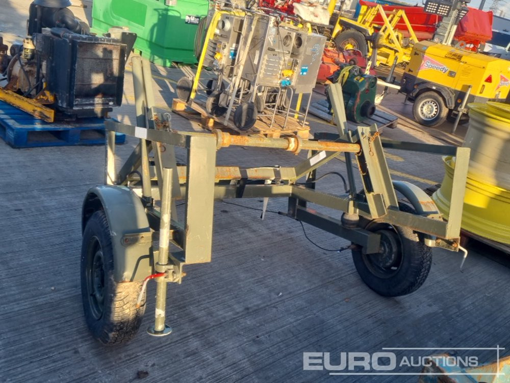 SEB Single Axle Cable Reel Trailer - Machinetransporter: afbeelding 3 SEB Single Axle Cable Reel Trailer - Machinetransporter: afbeelding 3