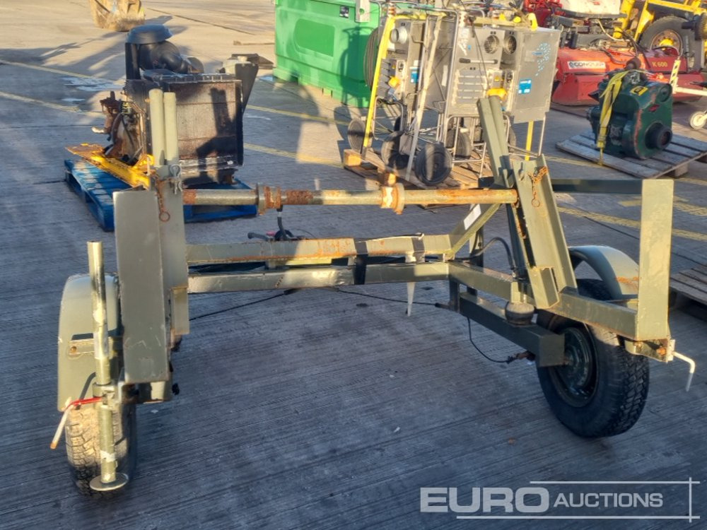 SEB Single Axle Cable Reel Trailer - Machinetransporter: afbeelding 4 SEB Single Axle Cable Reel Trailer - Machinetransporter: afbeelding 4