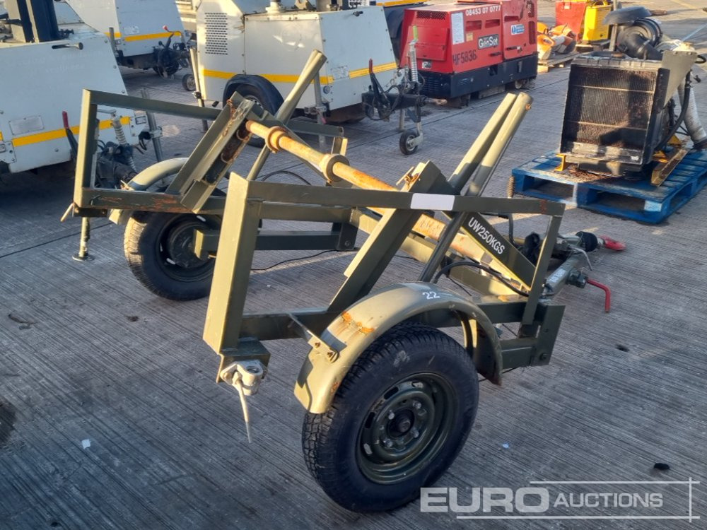 SEB Single Axle Cable Reel Trailer - Machinetransporter: afbeelding 5 SEB Single Axle Cable Reel Trailer - Machinetransporter: afbeelding 5