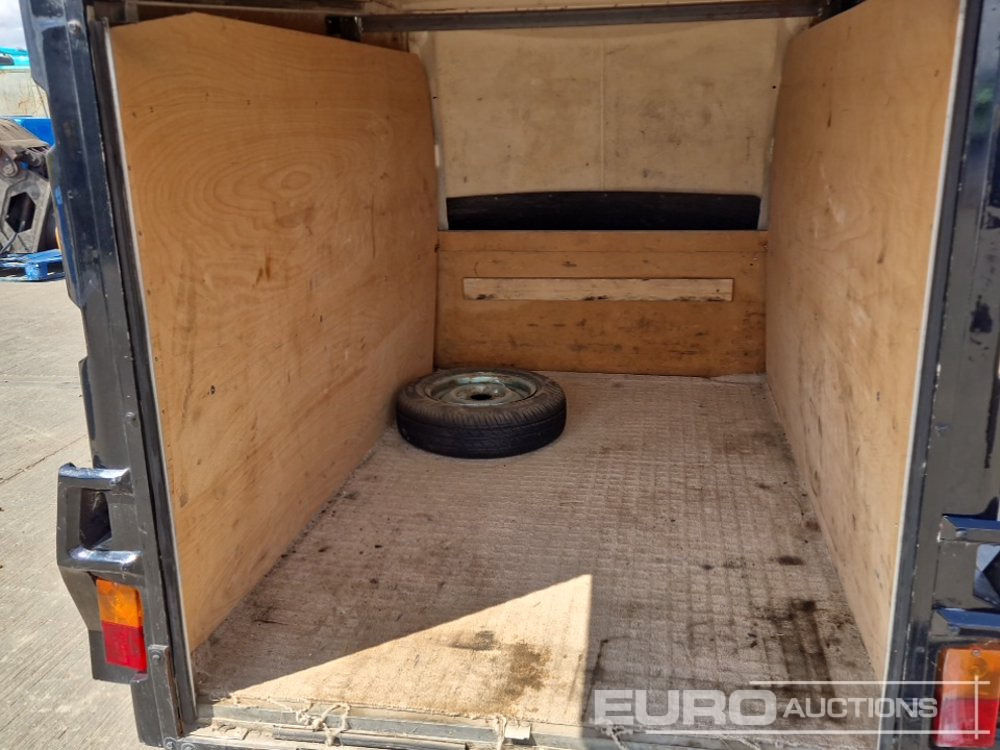 Machinetransporter Single Axle Box Trailer: afbeelding 16