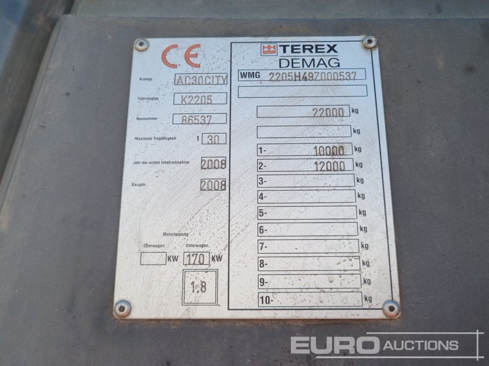 Terex Demag AC30 CITY - Mobiele kraan: afbeelding 1 Terex Demag AC30 CITY - Mobiele kraan: afbeelding 1