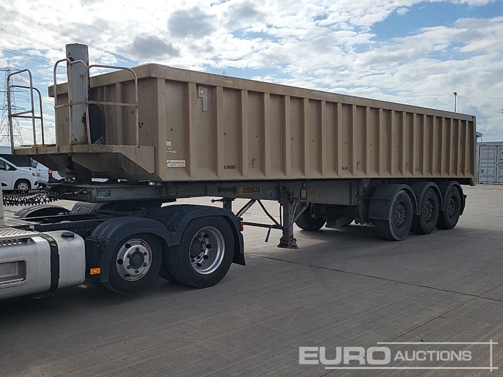 United Trailers Tri Axle Bulk Tipping Trailer, Front Lift Axle - Kipper oplegger: afbeelding 1 United Trailers Tri Axle Bulk Tipping Trailer, Front Lift Axle - Kipper oplegger: afbeelding 1