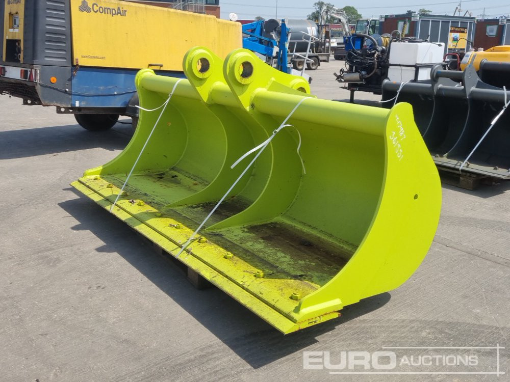 Unused 2024 Miller 108" Ditching Bucket 100mm Pin to suit 40 Ton Excavator - Bak: afbeelding 1 Unused 2024 Miller 108" Ditching Bucket 100mm Pin to suit 40 Ton Excavator - Bak: afbeelding 1