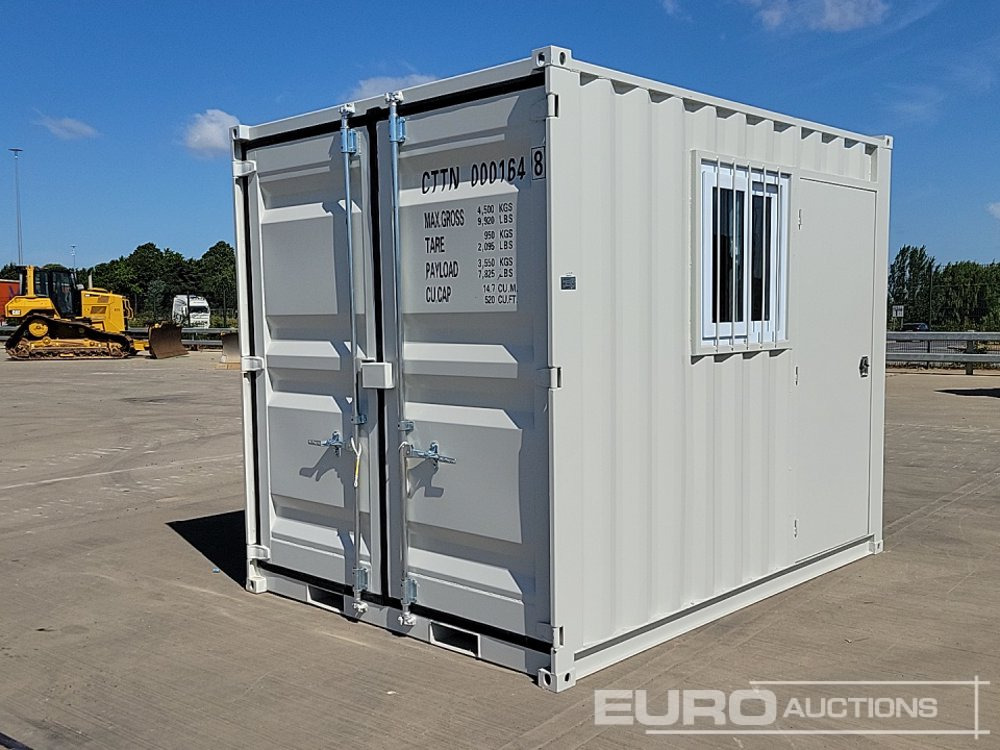 Unused 2025 10' x 7' Container, 1 Side Door, 1 End Door, Window (Cannot Be Reconsigned) - Zeecontainer: afbeelding 1 Unused 2025 10' x 7' Container, 1 Side Door, 1 End Door, Window (Cannot Be Reconsigned) - Zeecontainer: afbeelding 1