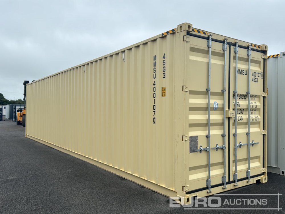 Unused 2025 40' Container, 4 Side Double Doors (Cannot Be Reconsigned) - Zeecontainer: afbeelding 3 Unused 2025 40' Container, 4 Side Double Doors (Cannot Be Reconsigned) - Zeecontainer: afbeelding 3