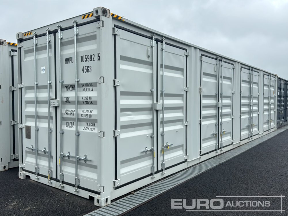 Unused 2025 40' Container, 4 Side Double Doors - Zeecontainer: afbeelding 1 Unused 2025 40' Container, 4 Side Double Doors - Zeecontainer: afbeelding 1