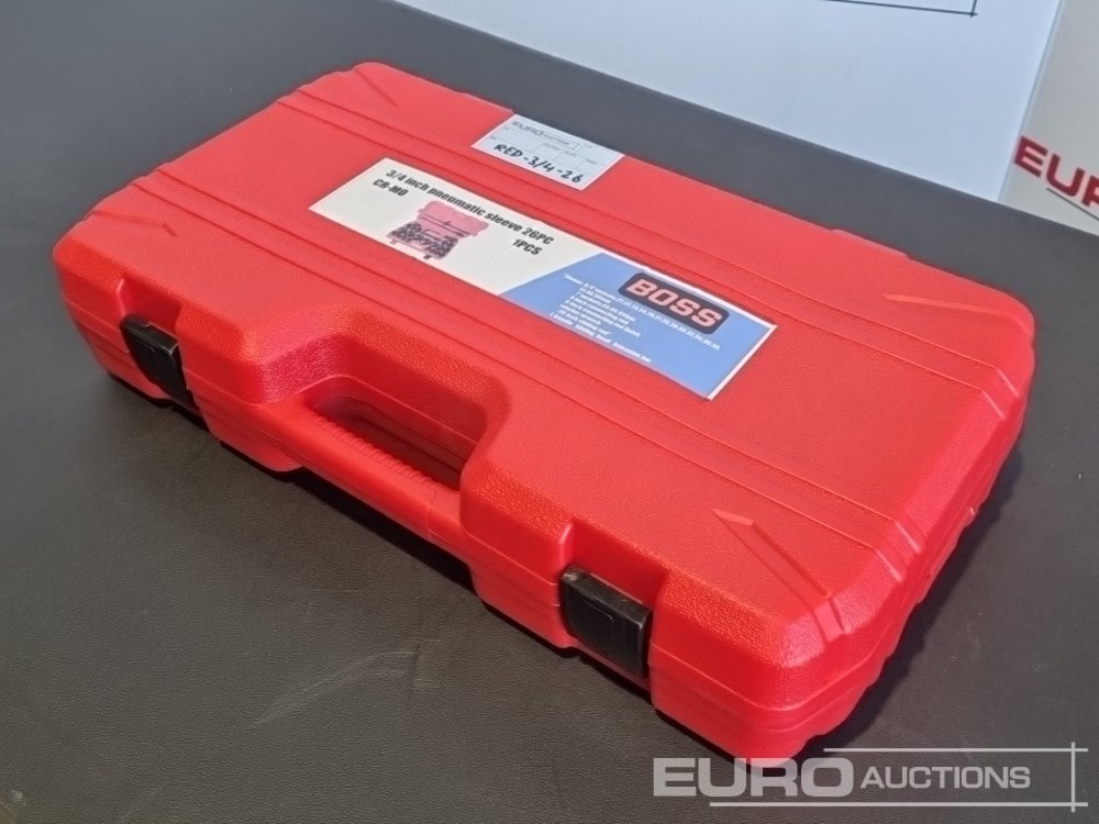 Unused 2025 Boss 3/4" 26pc Heavy Duty Pneumatic Socket Set, 4" Connecting Rod, 8" Connecting Rod Quick Ratchet Wrench, 20" Sliding Road, L Handle Sliding Head Extension Bar - Werkplaats toebehoor: afbeelding 3 Unused 2025 Boss 3/4" 26pc Heavy Duty Pneumatic Socket Set, 4" Connecting Rod, 8" Connecting Rod Quick Ratchet Wrench, 20" Sliding Road, L Handle Sliding Head Extension Bar - Werkplaats toebehoor: afbeelding 3