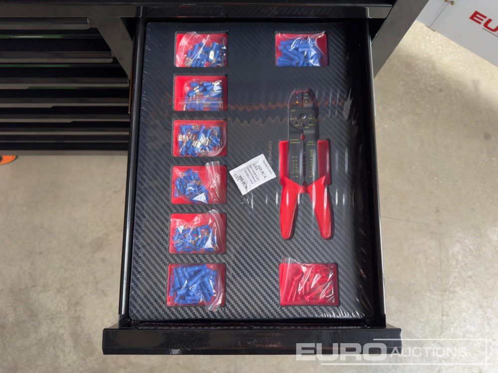 Bouwmaterieel Unused 2025 Boss Wheeled Tool Trolley, 523pcs Tool Kit, Worktop (Black): afbeelding 16