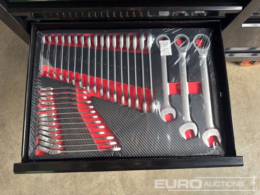 Bouwmaterieel Unused 2025 Boss Wheeled Tool Trolley, 523pcs Tool Kit, Worktop (Black): afbeelding 23