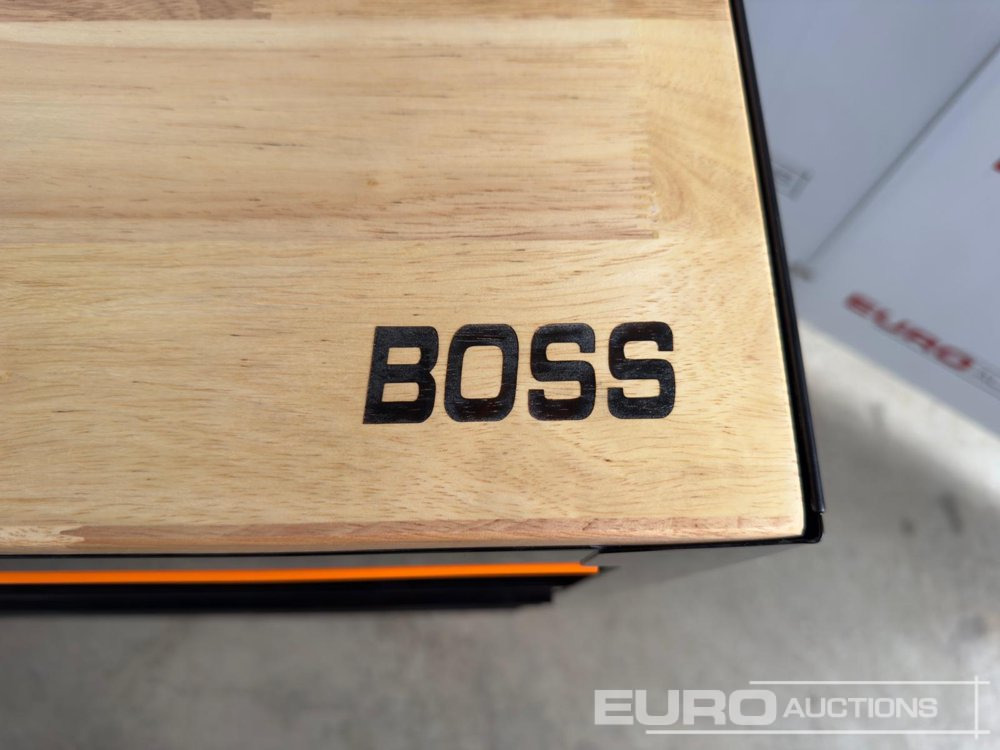 Bouwmaterieel Unused 2025 Boss Wheeled Tool Trolley, 523pcs Tool Kit, Worktop (Black): afbeelding 27