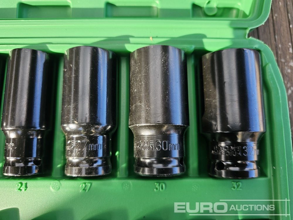 Unused 20Pcs 1/2" Deep Impact Socket Set (8mm-32mm) - Werkplaats toebehoor: afbeelding 4 Unused 20Pcs 1/2" Deep Impact Socket Set (8mm-32mm) - Werkplaats toebehoor: afbeelding 4