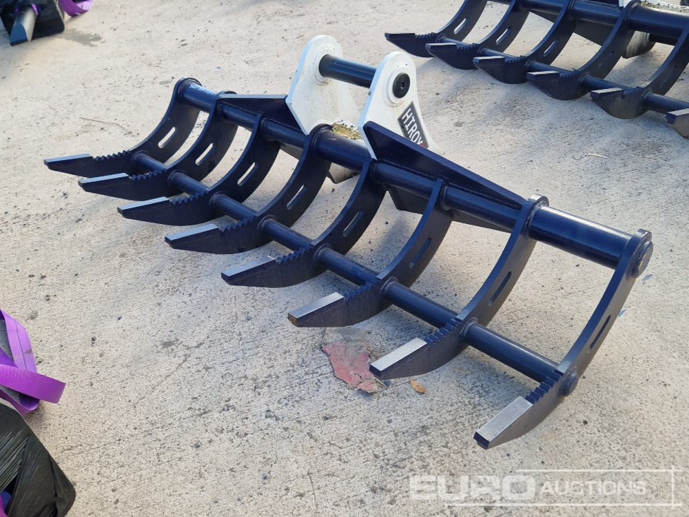 Unused 72" Hirox Rake 65mm Pin to suit 13 Ton Excavator - Bak: afbeelding 1 Unused 72" Hirox Rake 65mm Pin to suit 13 Ton Excavator - Bak: afbeelding 1