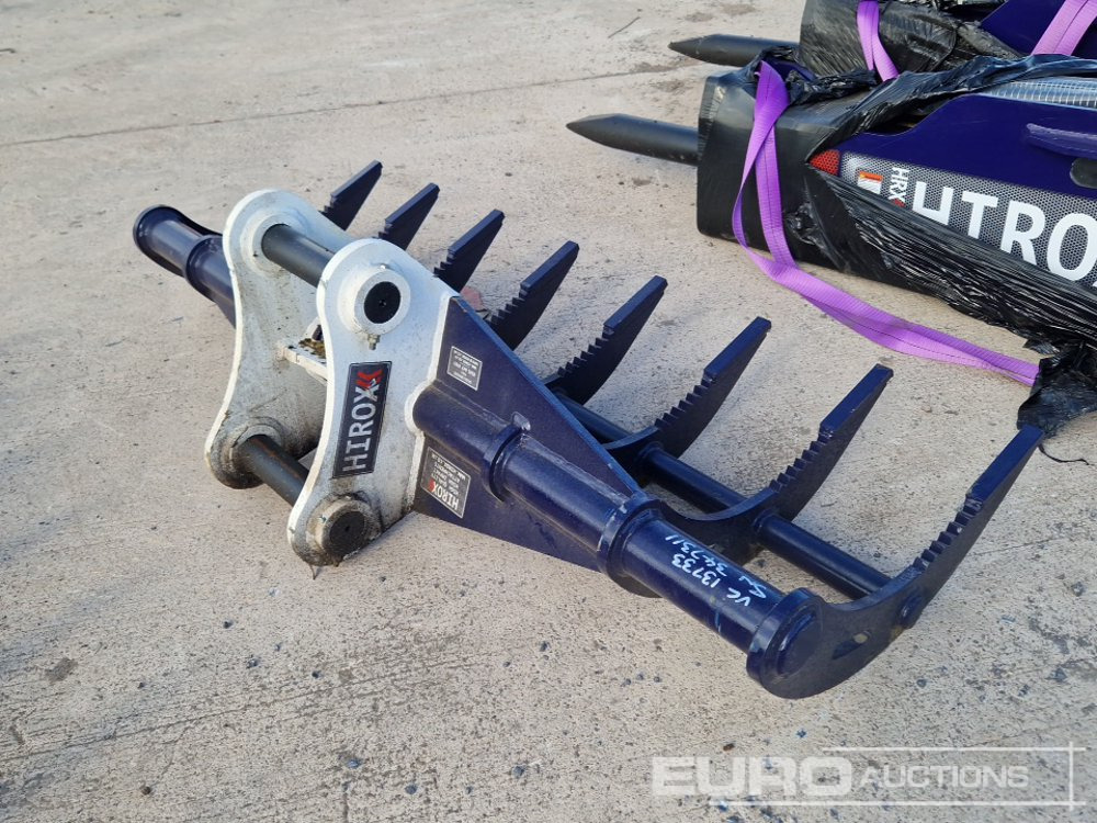 Unused 72" Hirox Rake 65mm Pin to suit 13 Ton Excavator - Bak: afbeelding 3 Unused 72" Hirox Rake 65mm Pin to suit 13 Ton Excavator - Bak: afbeelding 3