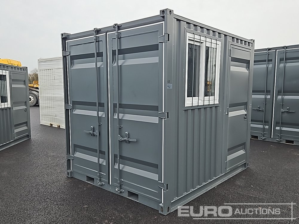 Unused 8' x 6' Container, 1 Side Door, 1 End Door, Window (Canot Be Reconigned) - Zeecontainer: afbeelding 1 Unused 8' x 6' Container, 1 Side Door, 1 End Door, Window (Canot Be Reconigned) - Zeecontainer: afbeelding 1