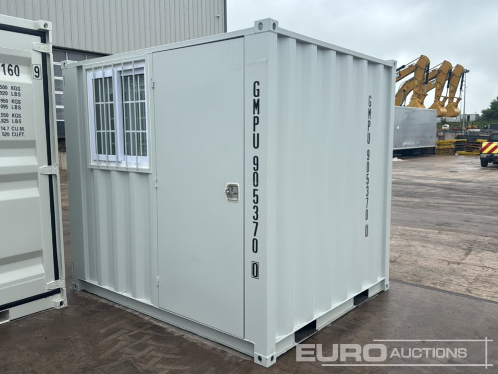Unused 8ft Office Container, Entry Door & Window (Cannot Be Reconsigned) - Zeecontainer: afbeelding 1 Unused 8ft Office Container, Entry Door & Window (Cannot Be Reconsigned) - Zeecontainer: afbeelding 1