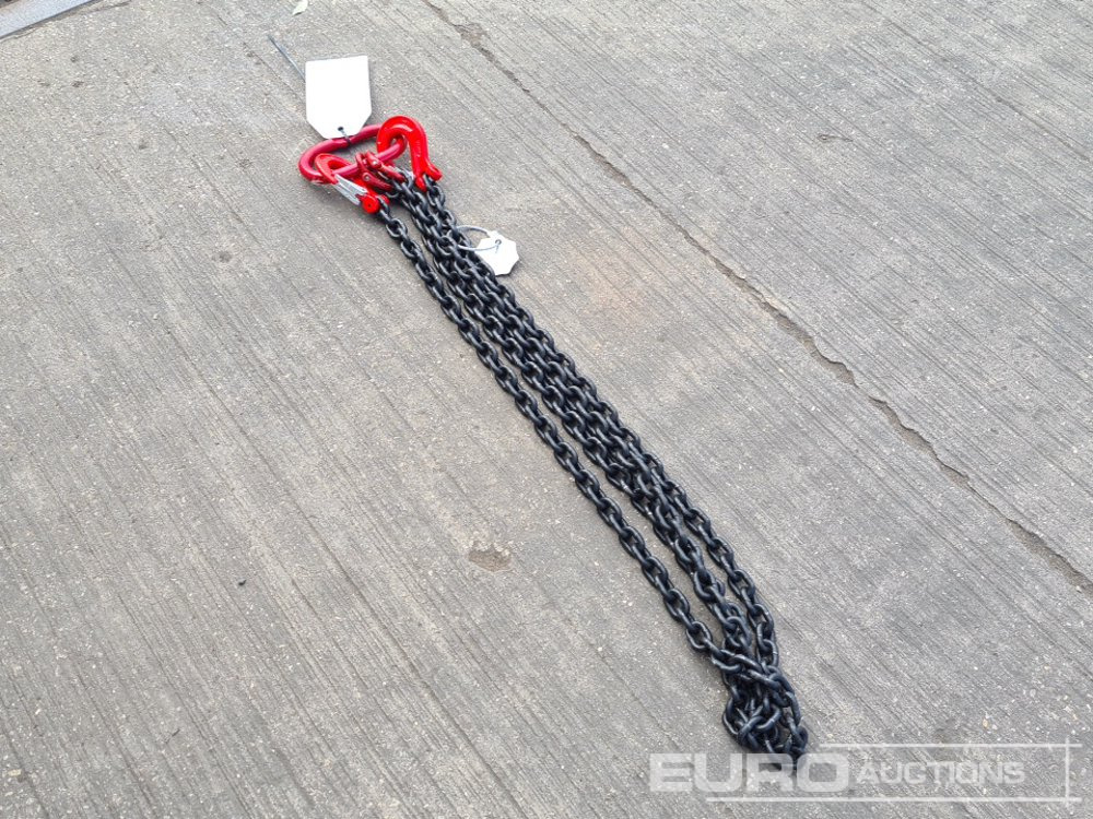 Unused 8mm Grade 80 Chain Brothers, 2m Legs - Bouwmaterieel: afbeelding 1 Unused 8mm Grade 80 Chain Brothers, 2m Legs - Bouwmaterieel: afbeelding 1