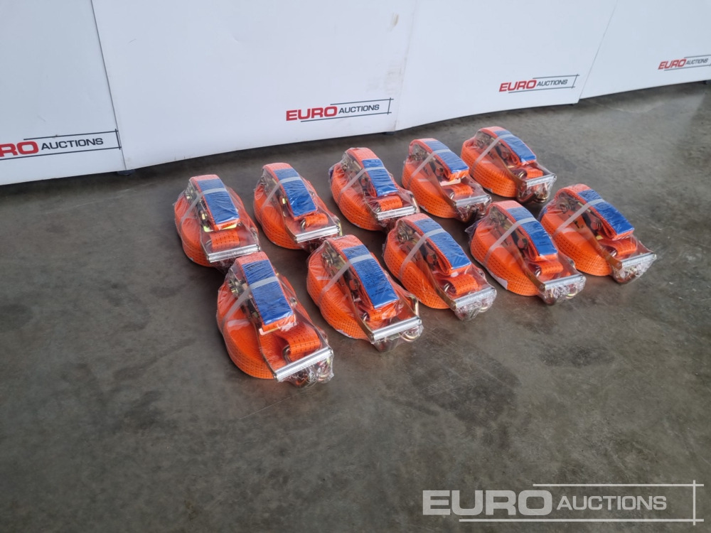 Unused Boss 10M 5T Ratchet Strap (10 of) - Bouwmaterieel: afbeelding 1 Unused Boss 10M 5T Ratchet Strap (10 of) - Bouwmaterieel: afbeelding 1