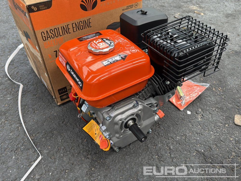 Unused Daewoo GAE170F 7Hp 212cc Petrol Engine - Motor: afbeelding 1 Unused Daewoo GAE170F 7Hp 212cc Petrol Engine - Motor: afbeelding 1
