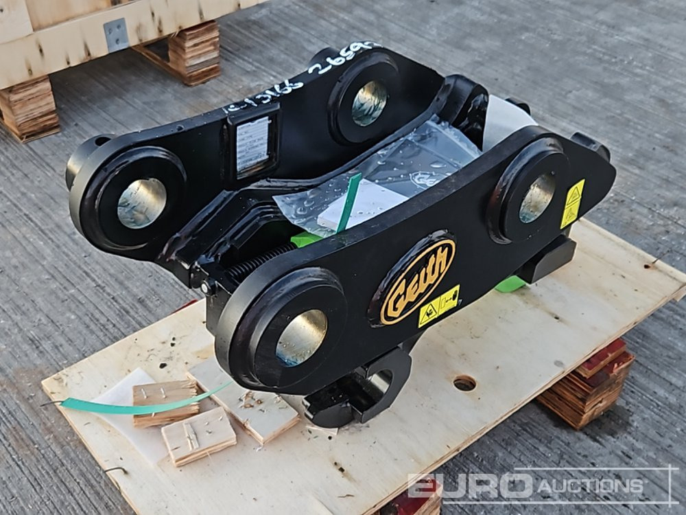 Unused Geith Hydraulic Double Lock QH 55mm Pin to suit 8-10 Ton Excavator - Snelwissel: afbeelding 1 Unused Geith Hydraulic Double Lock QH 55mm Pin to suit 8-10 Ton Excavator - Snelwissel: afbeelding 1