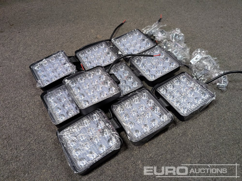 Unused LED Work Lights, 48w, 12V/24V, Adjustable Bracket, IP67 Waterproof, 6000k White (10 of) - Bouwmaterieel: afbeelding 4 Unused LED Work Lights, 48w, 12V/24V, Adjustable Bracket, IP67 Waterproof, 6000k White (10 of) - Bouwmaterieel: afbeelding 4