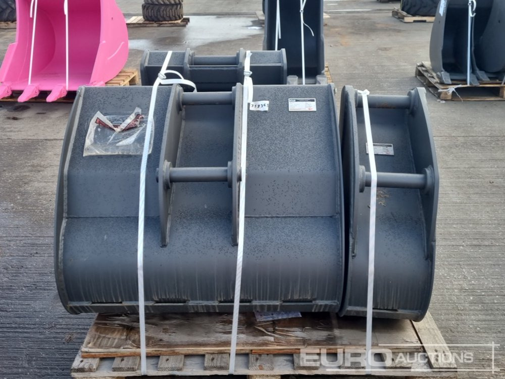 Unused Miller 36", 24", 12" Scoop Bucket 45mm Pin to suit 4-6 Ton Excavator - Bak: afbeelding 4 Unused Miller 36", 24", 12" Scoop Bucket 45mm Pin to suit 4-6 Ton Excavator - Bak: afbeelding 4
