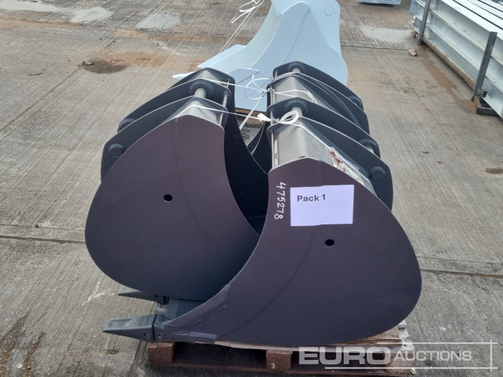 Unused Miller 36", 24", 12" Scoop Bucket 45mm Pin to suit 4-6 Ton Excavator - Bak: afbeelding 2 Unused Miller 36", 24", 12" Scoop Bucket 45mm Pin to suit 4-6 Ton Excavator - Bak: afbeelding 2