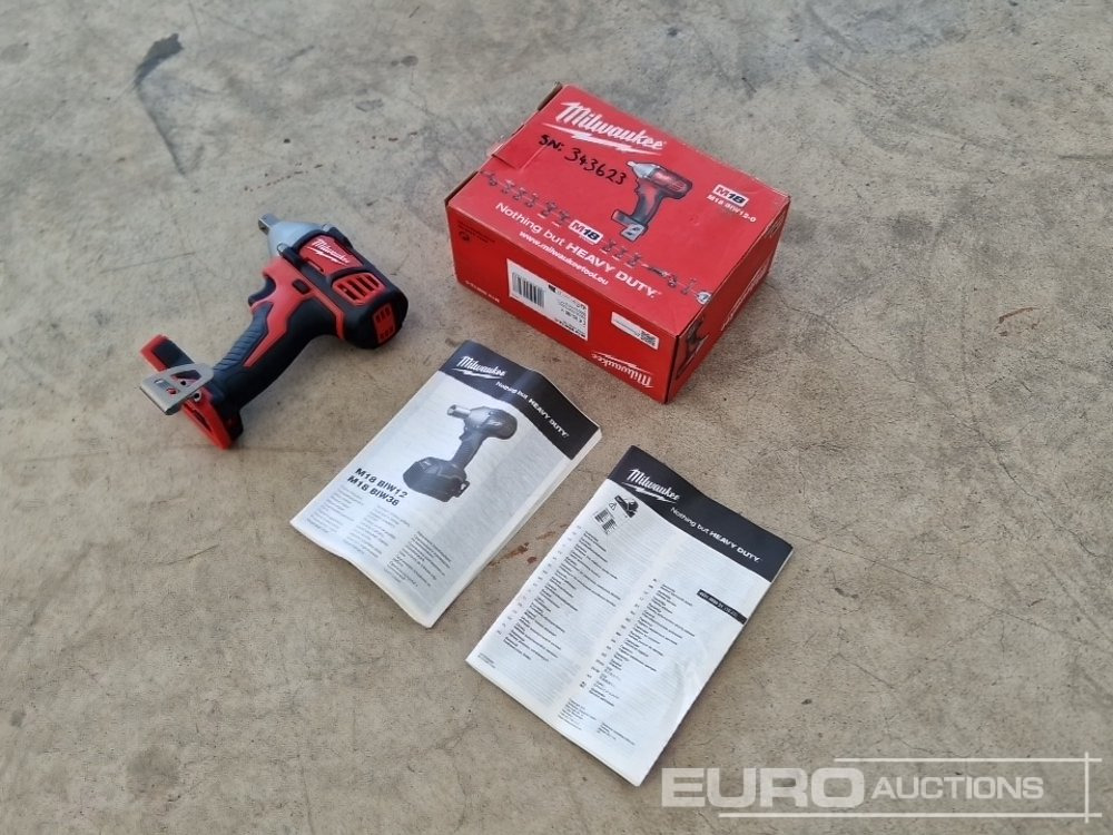 Unused Milwaukee M18 1/2 Cordless Impact Wrench (Body Only) - Bouwmaterieel: afbeelding 3 Unused Milwaukee M18 1/2 Cordless Impact Wrench (Body Only) - Bouwmaterieel: afbeelding 3